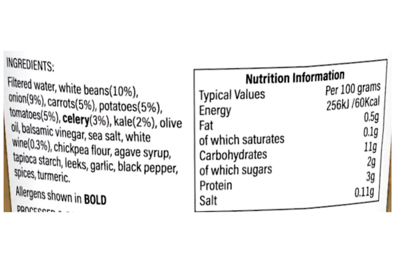 Allen Family Foods Tuscan White Bean & Vegetable Soup Vegan 411g